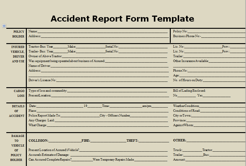 Freight Claim Template