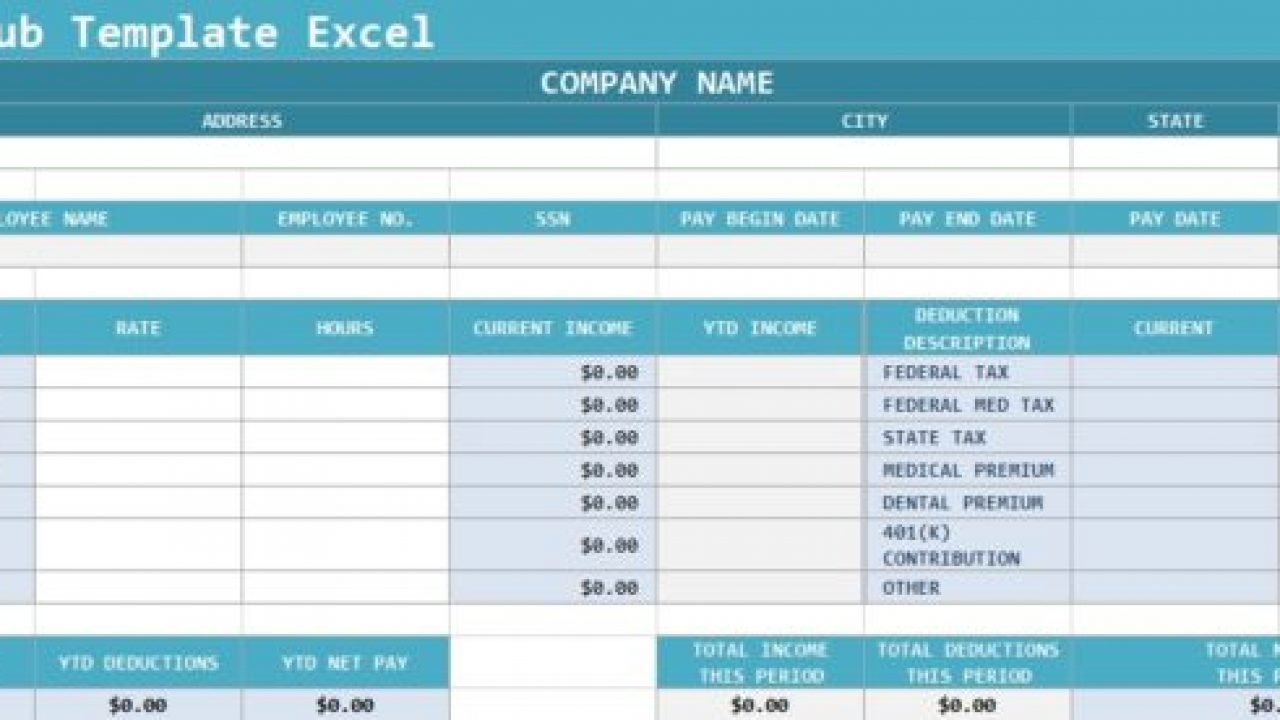 Check Stub Template Excel Free from www.exceltemple.com