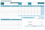 Multiple Business Expense Report Template